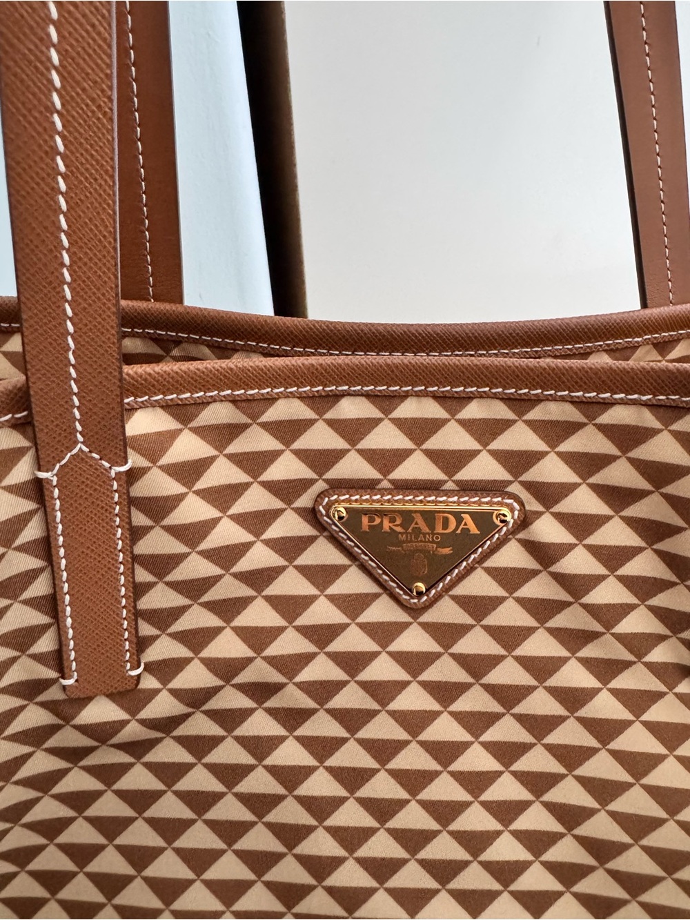 Prada Printed Nylon Tote Like New - Picture 9 of 15